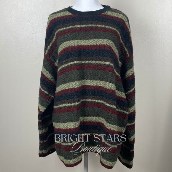 Extremely Rare Stripe Sweater ASO Joey Tribbiani Friends 90s Striped Crew Neck - Picture 5 of 10